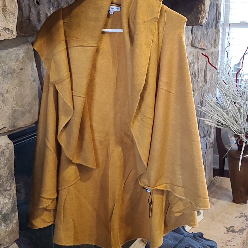 NWT Crosstree Lane Mustard Vest Medium
